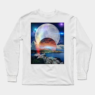 Between Moon Long Sleeve T-Shirt